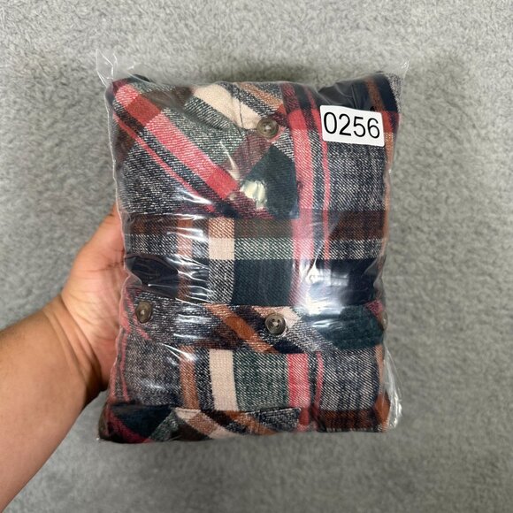 Maurices Plaid Tunic Boyfriend Button Down Long Sleeve Flannel Shirt - Picture 12 of 12